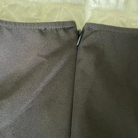 ASOS black chiffon sleeve front tie mini dress - Picture 7 of 9